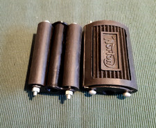 Pair Norton 16H Black Footrest Rubber Foot Rest Pedal