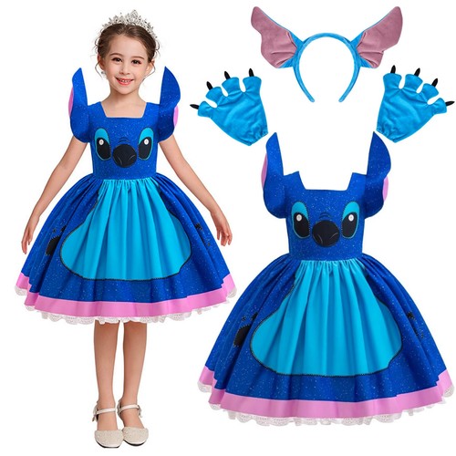 Kid girls stitch cospaly - kid,