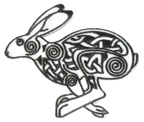 Running hare rabbit pagan - running,