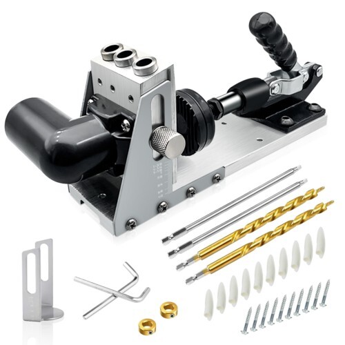 Pocket hole jig drill - pocket, guide