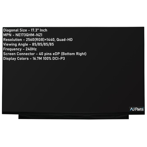 For ne173qhm nz5 - v8.0, 17.3"