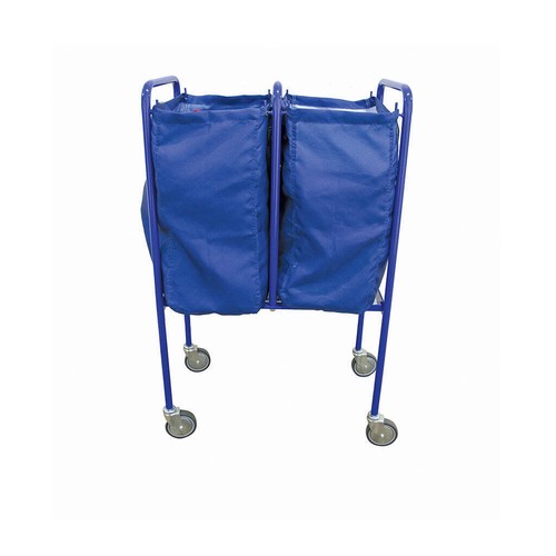 Blue double laundry bag - double,
