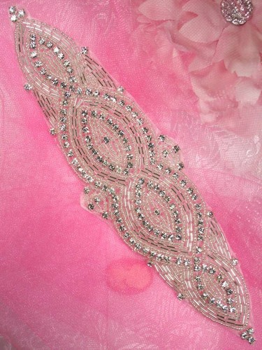 Jb46 silver beaded crystal - jb46,