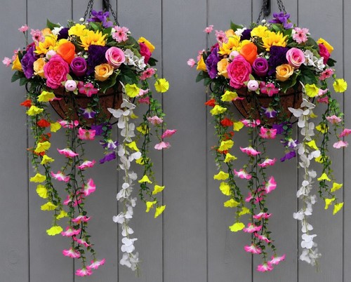 Flat wall hanging basket - 2,