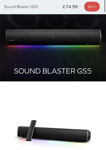 Creative sound blaster gs5 - sound,
