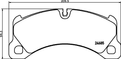 Brake pads 8db - pads,