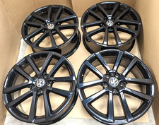 4x GENUINE BLACK VW GOLF MK6