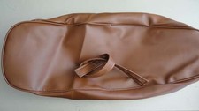Vespa tan seat saddle cover - vespa,