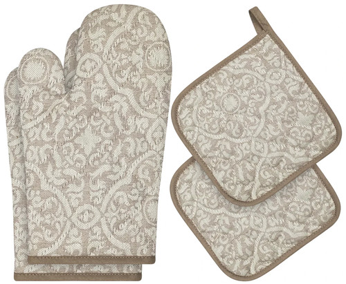 4pc kitchen linen - linen, oven
