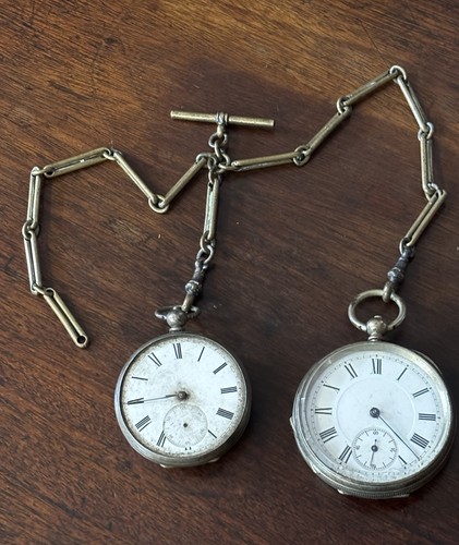 Antique silver pocket - 2,