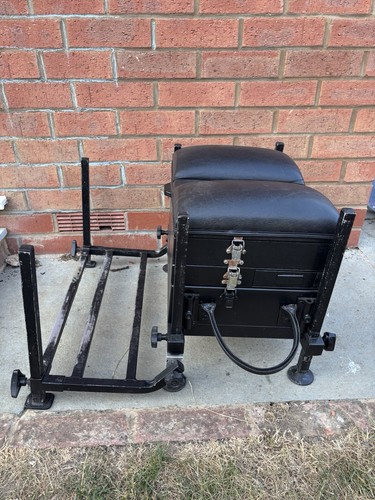Fishing seat box with foot - with,