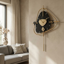 Black Pebble Stone Dial Design