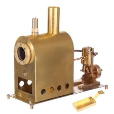  M1B Mini Steam Engine & Boiler | Solid Fuel | Brass & Steel Working Model