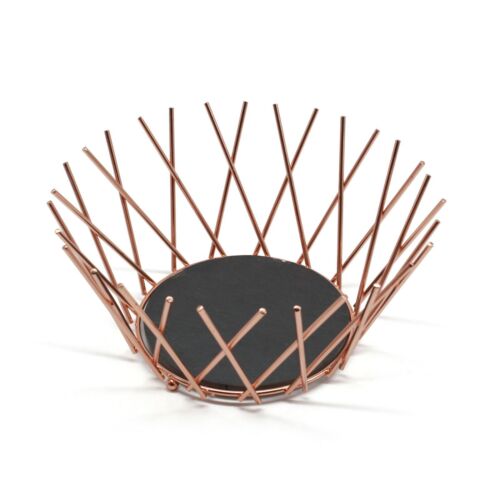 Fruit bowl basket copper - basket,