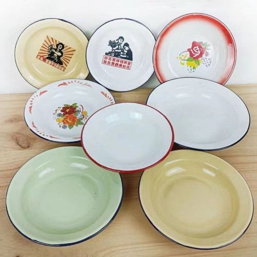 Chinese style enamel round - chinese,