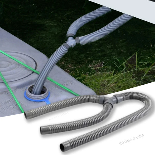 Three way drain pipe - y, double
