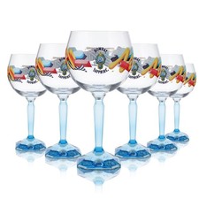 6x Bombay Sapphire Glass 0.48L Balloon Glass Stir Creativity Special Edition Gin Tonic