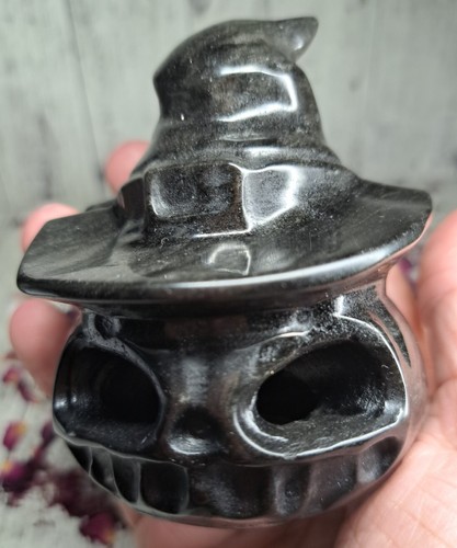 Silver sheen obsidian - silver, crystal