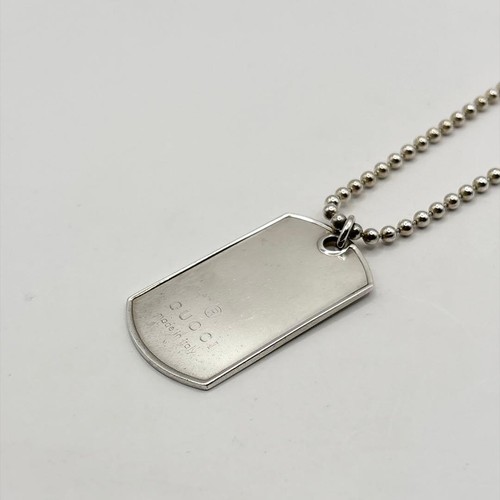 Gucci dog tag large - dog,