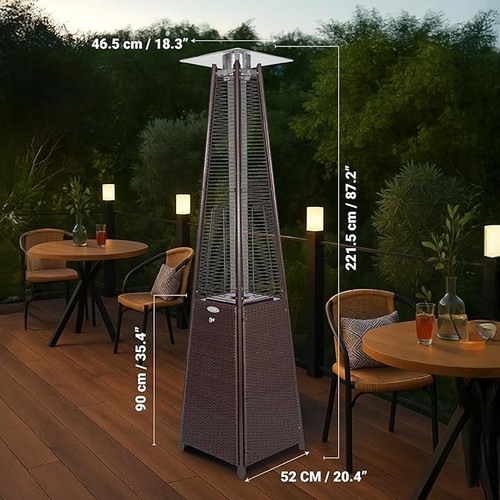 Pyramid gas patio - pyramid,