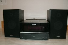 Sony Micro Hi-Fi USB CD Dab Ipod Dock  Speakers - No Remote Control HCD-BX77DBi