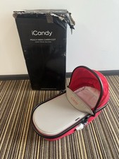 iCandy Peach 3 Sherbert Main Carrycot Red & Black New