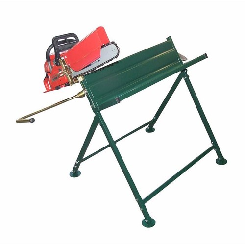Log horse with chainsaw clamp - log,