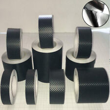 3D Texture Carbon Fibre Vinyl Tape Black Automotive Grade Adhesive Wrap Decal