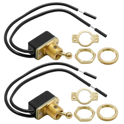 2pcs 120v wire toggle - 2-wire,