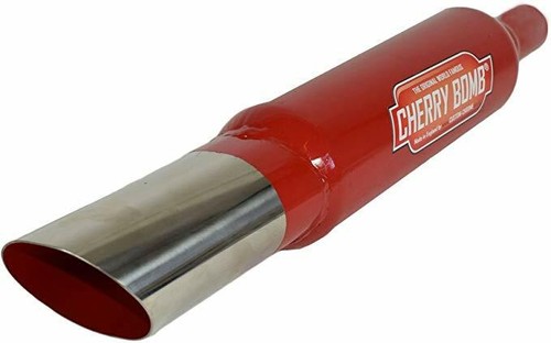 Cherry bomb exhaust oval - cherry,