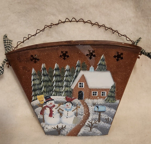 Rustic tin wall - wall, hanging