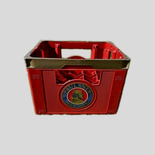 Paulaner beer crate german - beer,