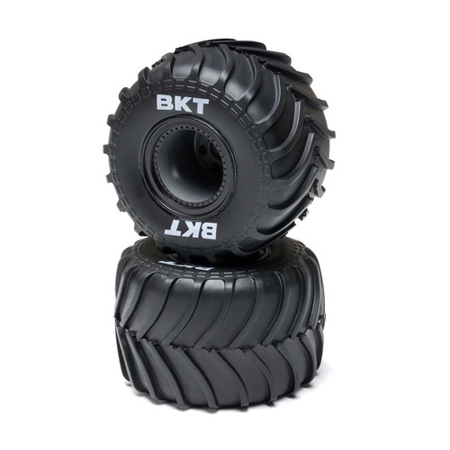 Losi tires black beadlock - mt, tires,