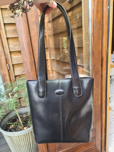 Tod leather bag dark - d,