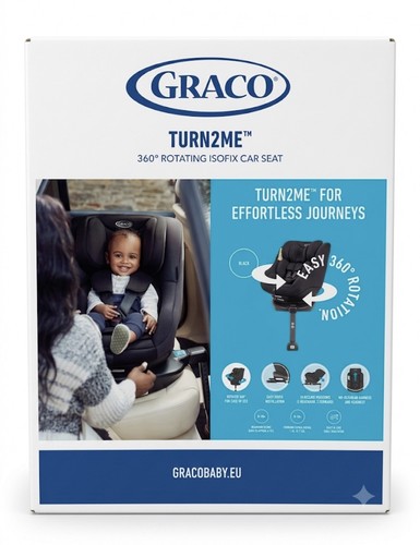Graco turn2me isofix - graco, rotating