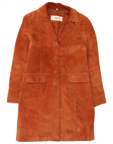 Biba womens suede overcoat - suede,