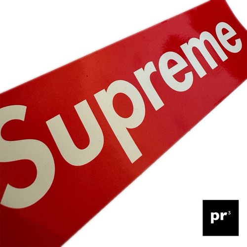 Supreme red box - box, sticker
