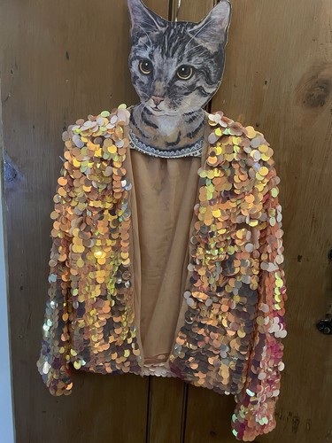 Sequin jacket topshop - sequin,