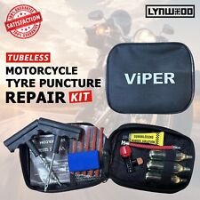 Motorcycle Puncture Repair Kit Emergency Car Motorbike Tubeless Tyre Repair Kit