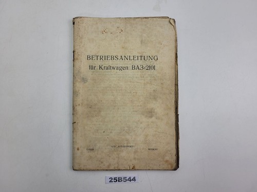Booklet operating instructions - operating,