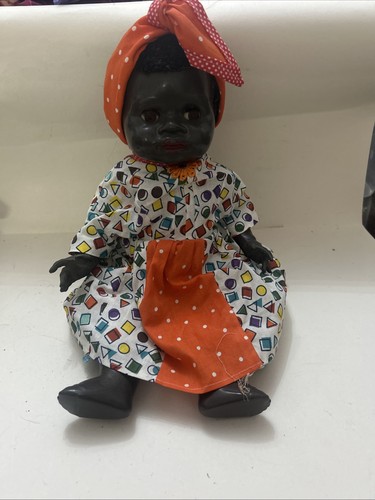 Vintage black pedigree - black, doll