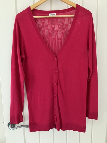 Brora women pink - pink, v-neck