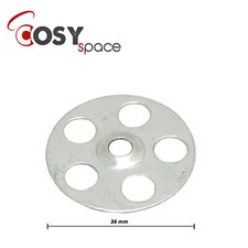 36mm Metal Insulation Discs Washers Wall and Ceiling Fixings Plasterboard