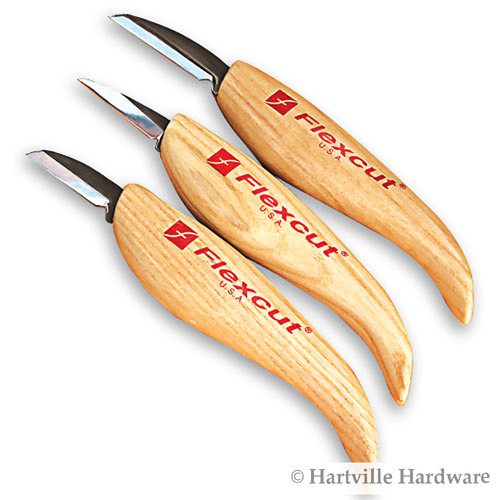 Flexcut kn500 knife starter - 3-knife,