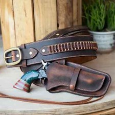 Western Gun Holster Belt