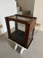 Wooden glazed display cabinet - wooden,