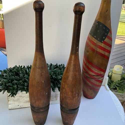 Vintage pair wooden - vintage, indian