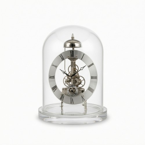 Clock with glass - dome, retro