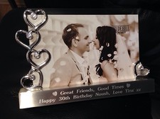 Personalised Silver Hearts