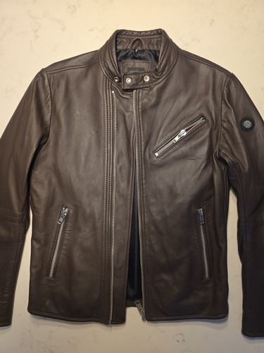 Diesel men leather jacket - diesel, men's